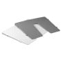External conical transom pad L450xH360mm White Colour LZ195136