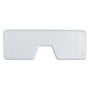 Transom pad 86x230mm White colour LZ45341