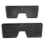 Transom pad 86x230mm Black colour LZ45343