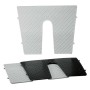 Salvapoppa esterno con fenditura L450xH360mm Nero N81112804936N-5%