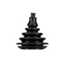 Black ABS fairlead ring nut with rubber bellows N82354302045